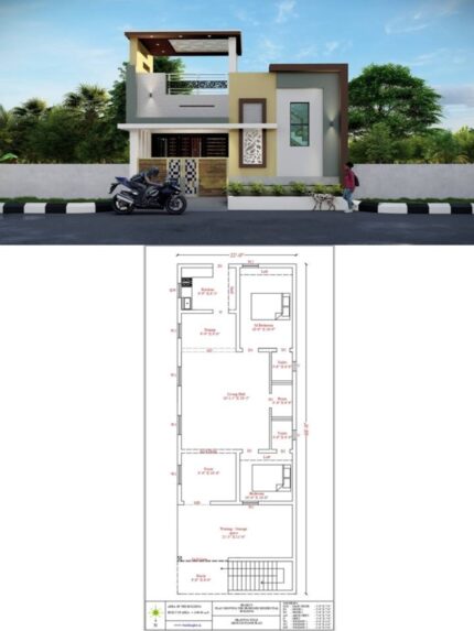 22' x 68' Sqft (2D+3D)