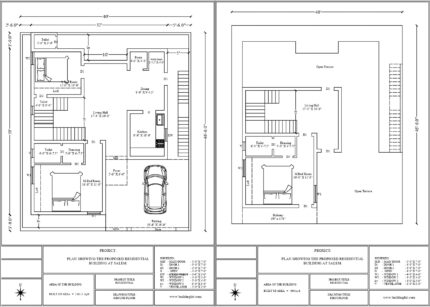 40'0" x 46'6" Rental - 2BHK