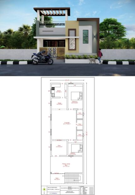 22' x 68' Sqft (2D+3D)